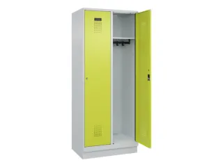 locker,HxBxD 1950x800x500mm,2vak,vak B 400mm,cil.-slot,sokkel - 2
