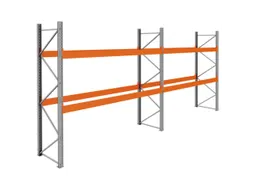 palletstelling,basis+1xaanbouw,HxBxD 3360x7500x1100mm,vakl. 3400kg