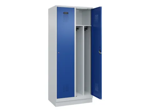 locker voor scheiding van kleding,HxBxD 1950x800x500mm,2vak