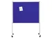 Multiboard mobile XL Met Blauw Prikbord 120x150cm