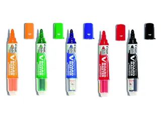 Whiteboardmarker Pilot V-Board Master Begreen Rond Medium Punt 5 stuks - 2