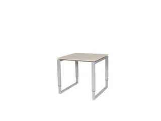 Domino Plus Bureau Hoogte Verstelbaar 800x800mm Robson Eiken Alu - 1