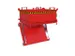 mini-benne à fond ouvrant,HxLxl 625x800x1000mm,0,24m³,fourreau,acier