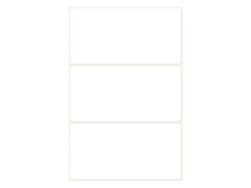 Etiket Avery Zweckform 3081 76x39mm wit 18 stuks