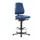 Werkplaatsstoel Kunstleer blauw 570-830mmx460x410-470mm glijders
