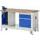 Werkbank Hxbxd 880x1500x700mm Beukenhouten Werkblad 1lade 2 Kasten