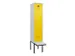 locker met bank,voor scheiding van kleding,HxBxD 2120x400x815mm,1vak