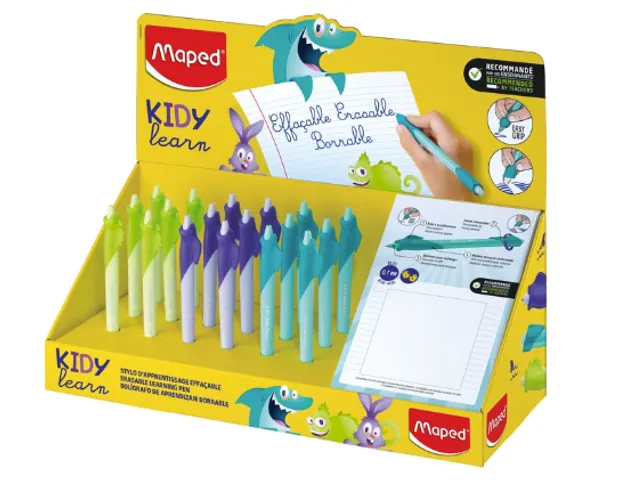 Oefenpen Maped Kidy Learn Magic uitwisbaar display à 18 stuks assorti