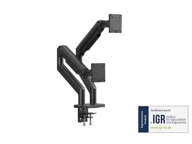 Support 2 écrans Digitus 2 x 45 inch noir