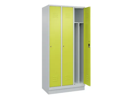 locker voor scheiding van kleding,HxBxD 1950x900x500mm,3vak