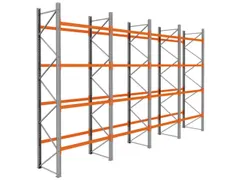 palletstelling,basis+3xaanbouw,HxBxD 4620x7800x1100mm,vakl. 3000kg