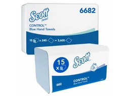Scott Xtra 6682 Intergevouwen Handdoeken Medium 1-Laags Blauw