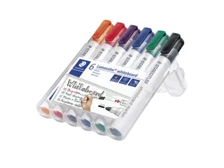 Whiteboardmarker Staedtler Lumocolor 351 standaard assorti 6 stuks - 4
