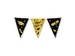 Slinger Folie vlaggen Party Flag Foil 'You Did It' Goud-Zwart 10m