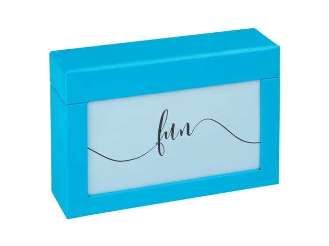 Fotobox walther design Fun 10x15cm 100 foto's oceaan blauw