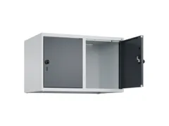 opzetkast,v. locker,2vak.,vak B 400mm,HxBxD 500x800x500mm,draaigrendel