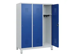 schoollocker,HxBxD 1630x1200x500mm,3vak,vak B 400mm,cil.-slot,voeten