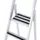 veiligheidsladder,eenzijdig,3treden m. R13-laag,Stand H 0,8m