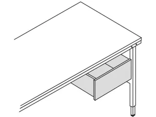 Lade,v. paktafel,HxBxD 150x520x500mm,aanbouw zijde vrij te kiezen - 3