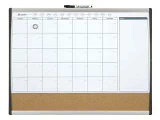Nobo magnetisch combibord met maandplanner 58.5x43cm - 2