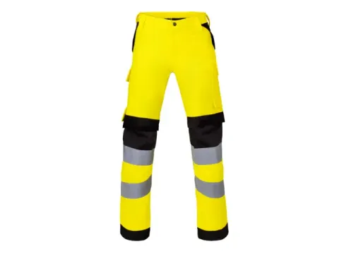 Havep 80572 broek, houtskool/fluo geel, maat 68, per stuk