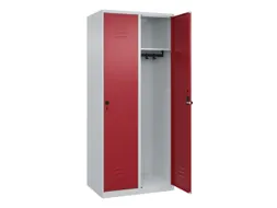 locker,HxBxD 1850x800x500mm,2vak,vak B 400mm,draaigrendel