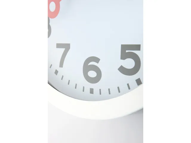 Wandklok NeXtime dia. 19cm, geborsteld aluminium, 'Station' cijfers