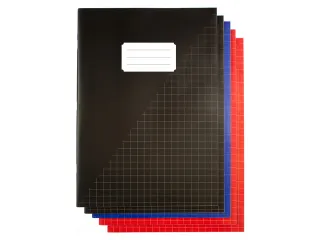 Schrift Kangaro A4 ruit 10mm 160 pagina's 60gr assorti pak à 5 stuks - 8