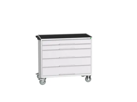 gereedschapswagen 965x1050x600mm antislip blad 5 laden RAL7035