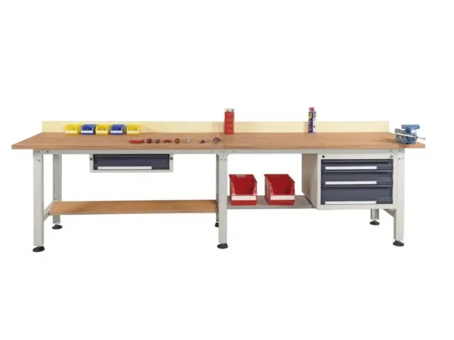 Werktafel Aanbouw 1500x750x840mm Multiplex Werkblad 30mm 1500kg