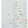 Cijferstrips Jaarplanner, set van 12 stuks