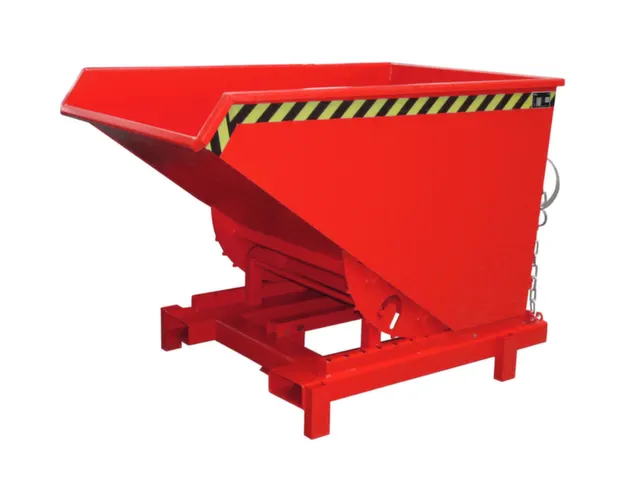 Zwaarlast-kiepbak,HxLxB 970x1260x1105mm,0,6m³,draagverm. 4000kg