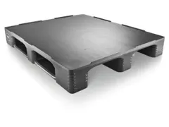 hygiënepallet,HxLxB 160x1200x1000mm,geregenereerd kunststof,zwart