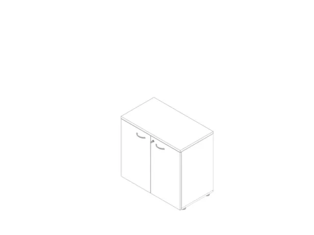 kantoorkast,HxBxD 730x800x450mm,1xhouten vloer,2ordnerhoogte,romp wit