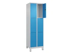 lockerkast HxBxD 1950x600x500mm 2x3vakken cil.-slot voeten
