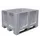 Stapelcontainer Hxbxd 760x1200x1000mm 610 Liter 3Sledepoten Antraciet