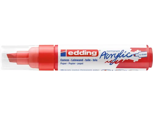 Acrylmarker edding e-5000 breed verkeersrood