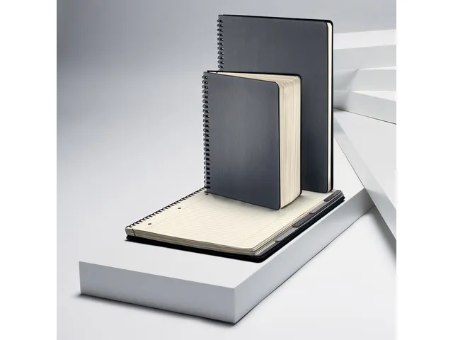 Bloc note Sigel Conceptum hardcover A5 spiralé noir quadrillé