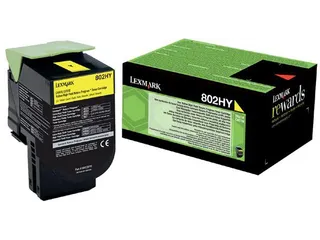 Return Program toner 802 3.000 pagina 80C2HY0 geel - 1