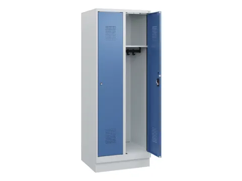 schoollocker,HxBxD 1630x600x500mm,2vak,vak B 300mm,cil.-slot,sokkel