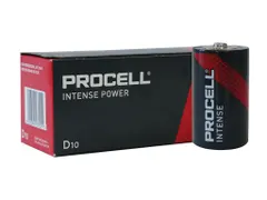 Duracell - Procell Itense Alkaline Batterij 1,5 V LR20 D - 10 ST.