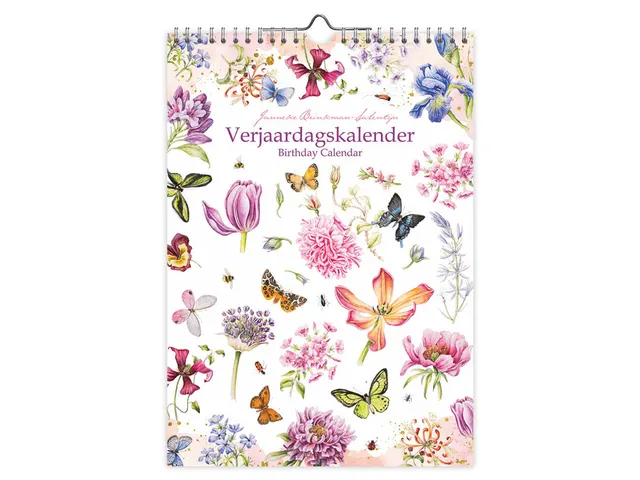 Verjaardagskalender Janneke Brinkman Voorjaar A4