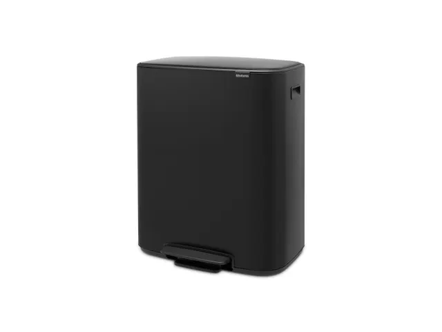 Bo Pedaalemmer 60 Liter Mat Zwart