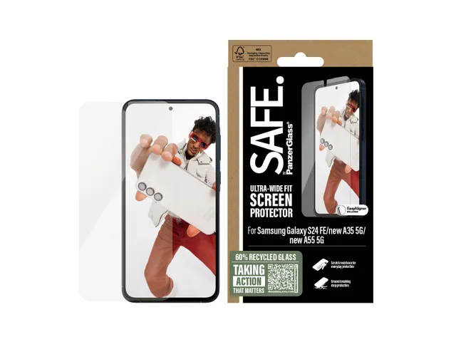 PanzerGlass SAFE. by Screen Protector Samsung Galaxy S24 FE | A36 5
