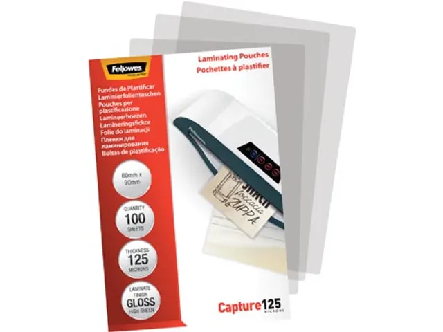Lamineerhoes Fellowes Capture 125 Micron 60x90 Mm