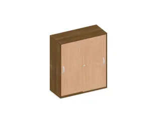 Schuifdeurkast 1150x1000x430mm Decor Romp Noten Decor Front Beuken - 1