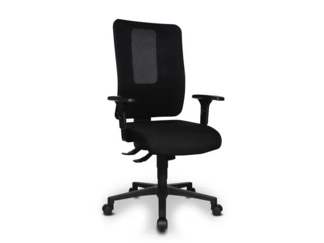 chaise de bureau pivotante,Mécan. synchrone,a. accoudoirs