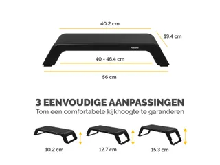 Monitorstandaard Fellowes Hana LT zwart - 5