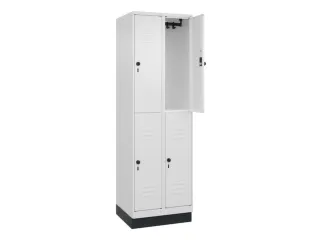 dubbeldekse locker,HxBxD 1950x600x500mm,2x2vak.,vak B 300mm - 2