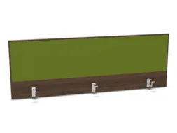 opzetpaneel bureau aanbouw achter NV bruin hickory groen 1600mm